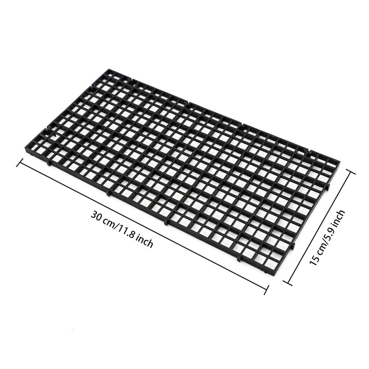 ALEGI aquarium grid bottom tray for waste capture and easy maintenance.