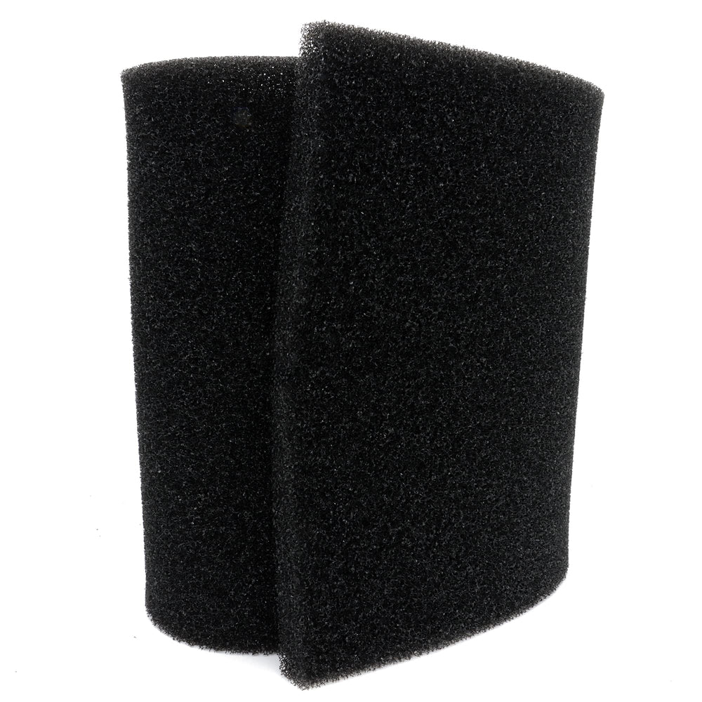 ALEGI sponge pad being cut to fit a filter enhances water flow