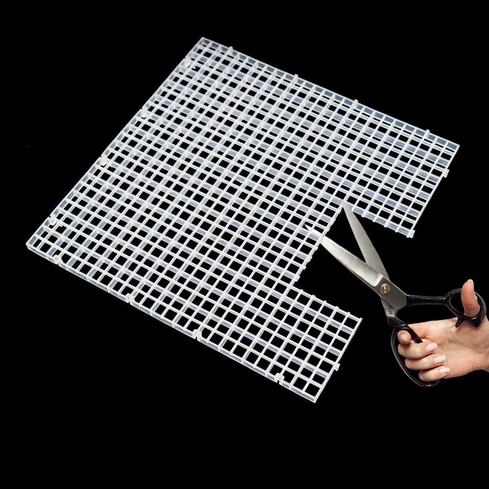 ALEGI grid divider easy-clean frame aids debris removal and cleaning.