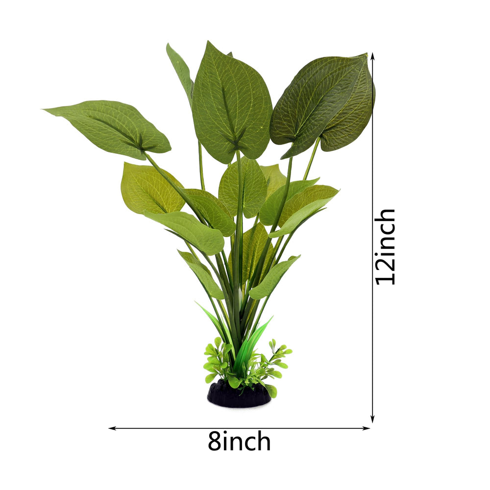 ALEGI silk aquarium plants closeup shows realistic texture and color