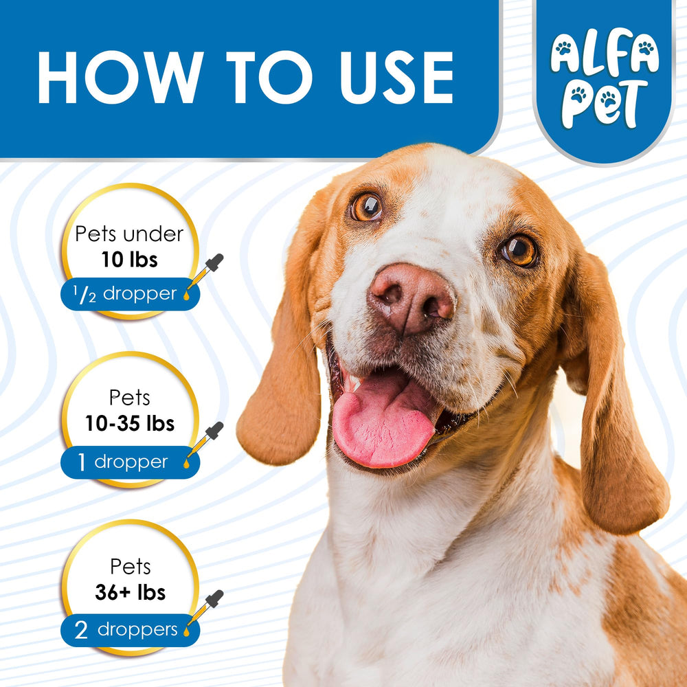 Alfa Pet bottle shake before use to ensure even dosing