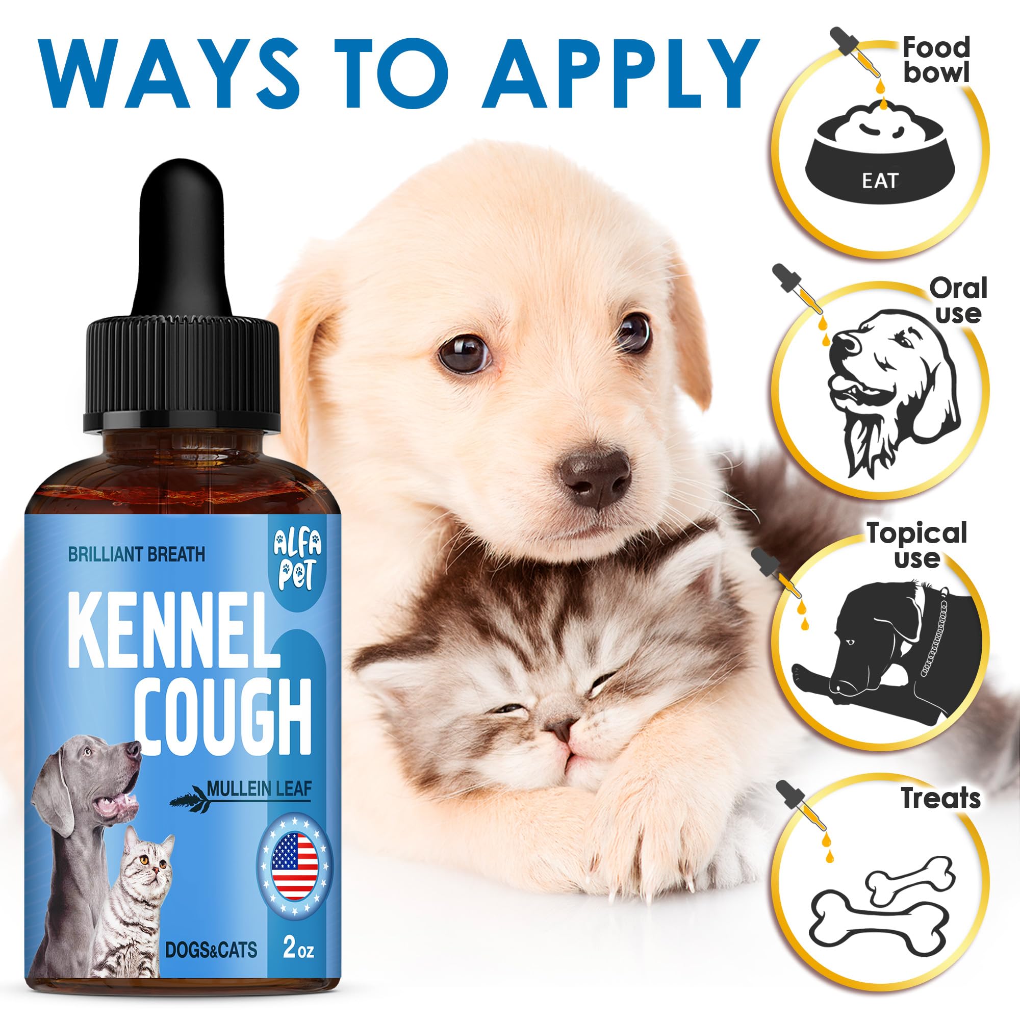 Alfa Pet dog dosage mixing into food for easy administration