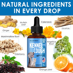 Alfa Pet herbal blend ingredients showing natural support