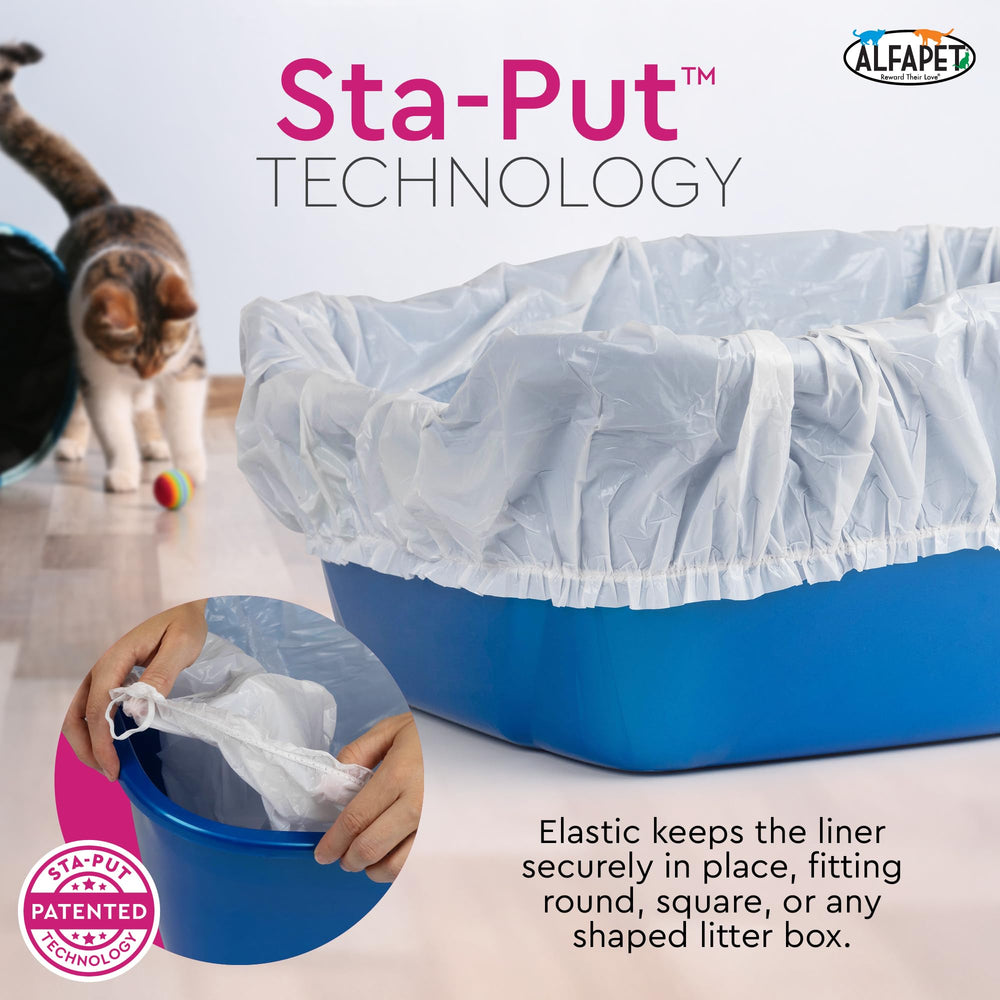 Alfapet 1.5 mil liner offers sturdy protection and easy handling