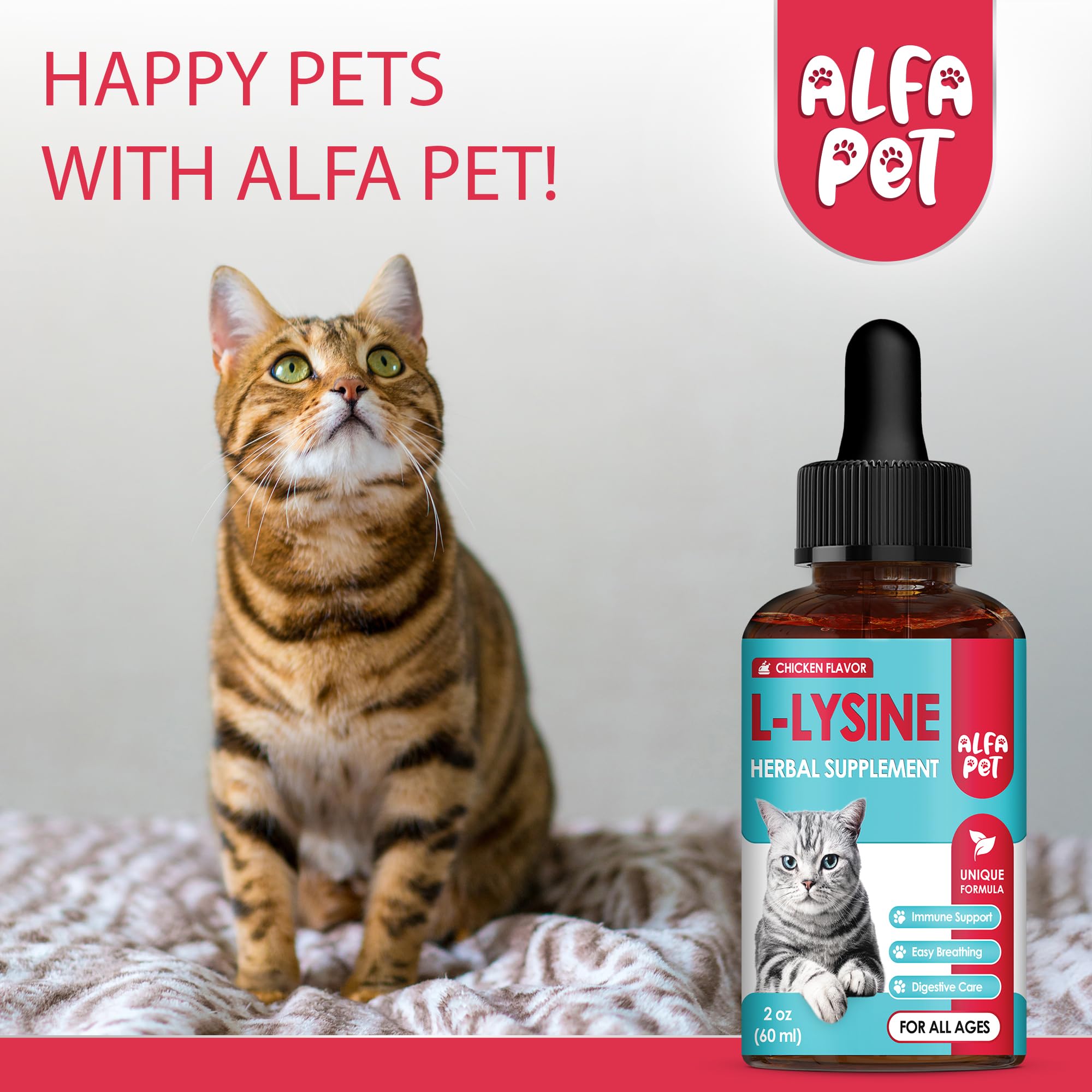 Alfa Pet compact 2 oz bottle ideal for home use.