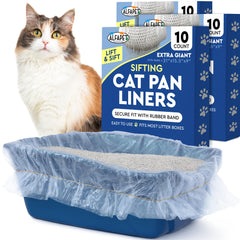 Alfapet Original Sifting Liners with solid liner bottom for easy cleanup.