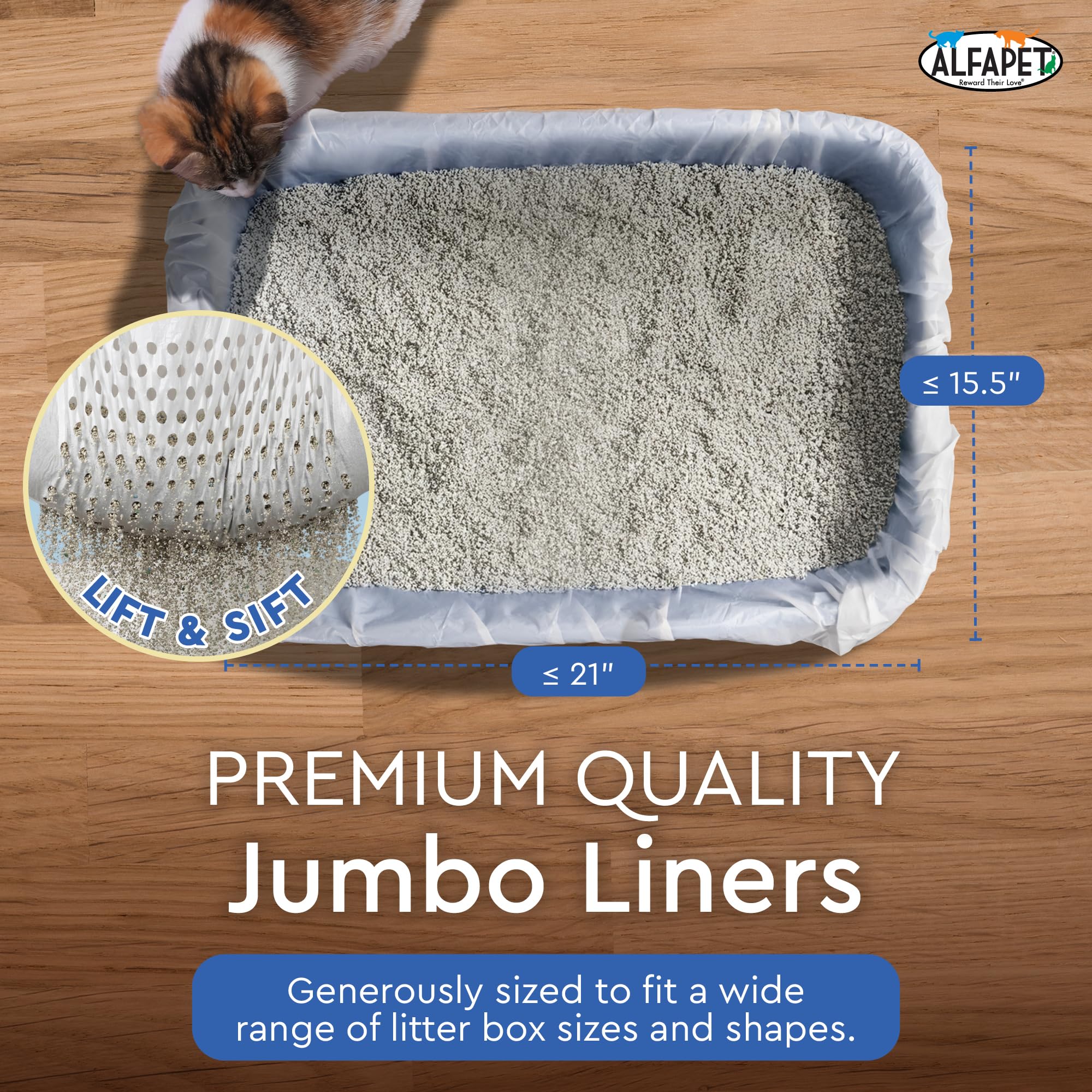Alfapet tear-resistant liner endures claws without tearing.