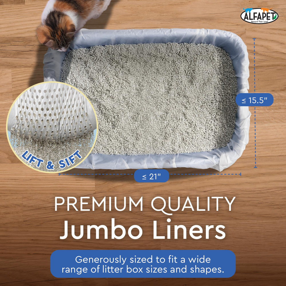 Alfapet tear-resistant liners withstand claws for long-lasting use.