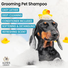 ALFIE'S CHOICE conditioner for detangling and smoother brushing after bath
