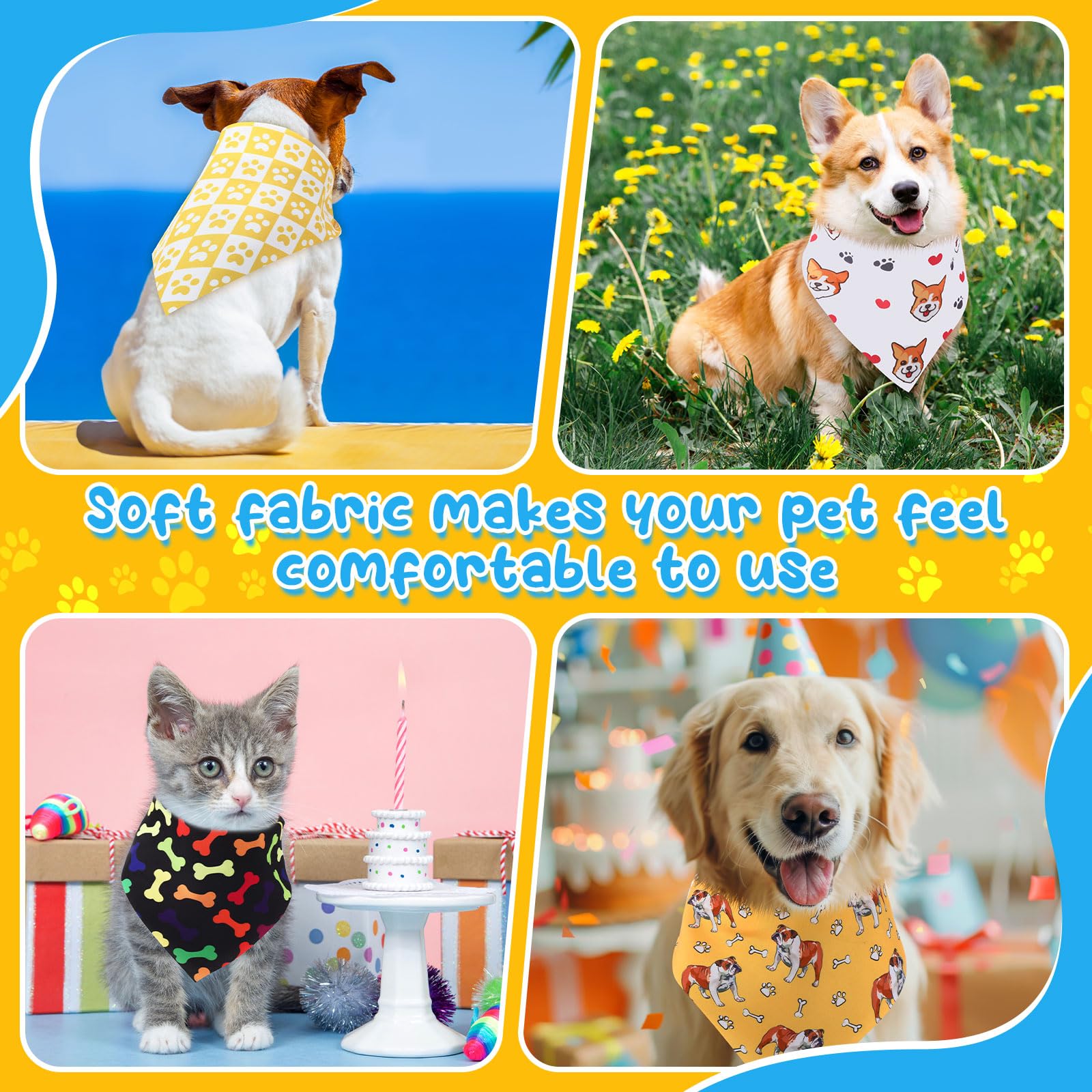 Aliceset grooming shelter use bandanas ideal for group events.
