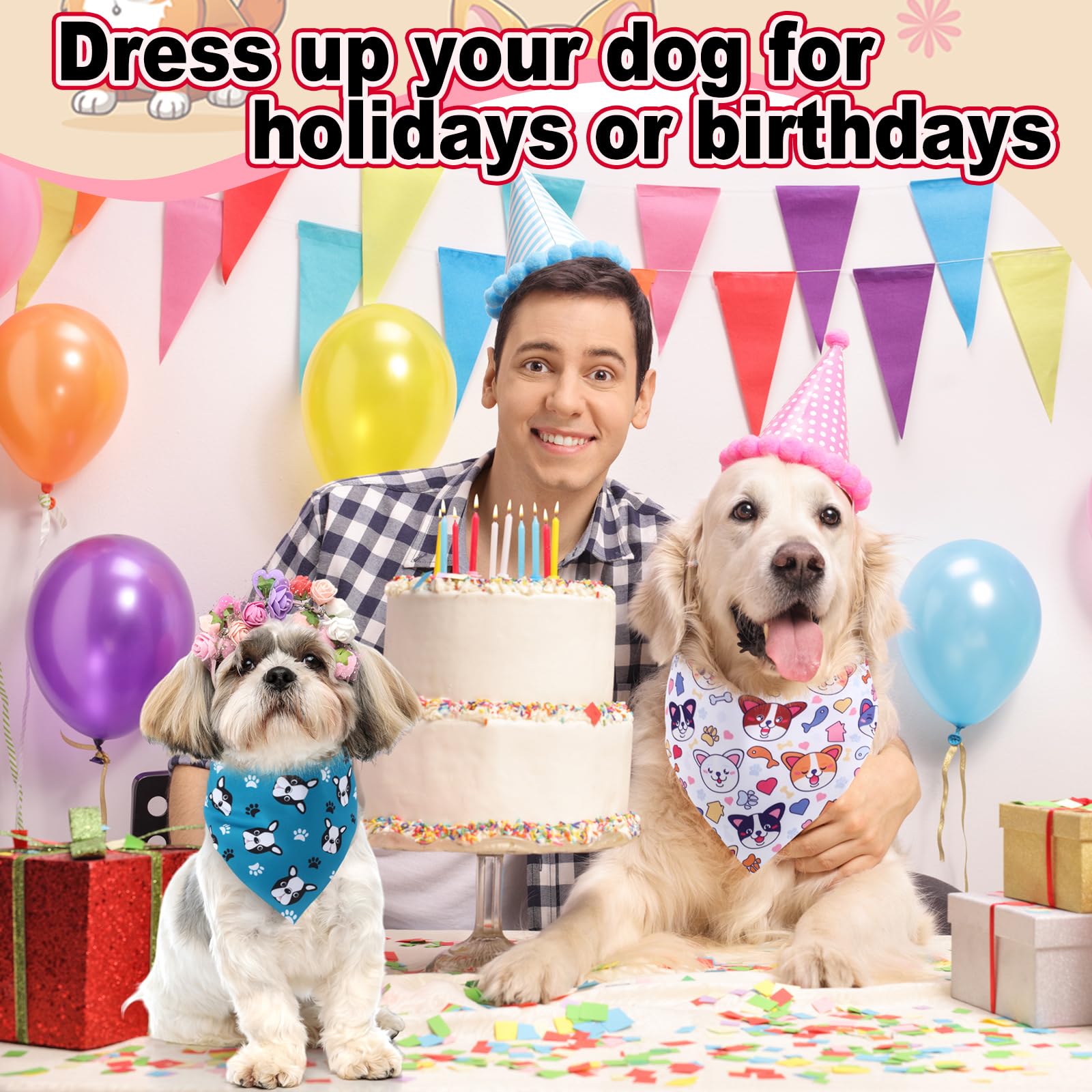 Aliceset washable and durable bandanas resist fading for repeated wear.