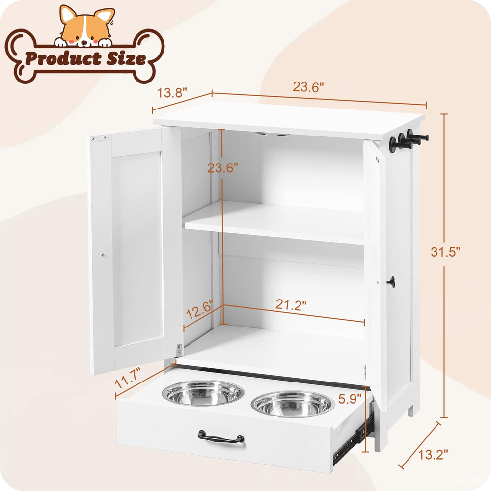 ALINE FURNITURE white cabinet design complements modern and farmhouse decor.