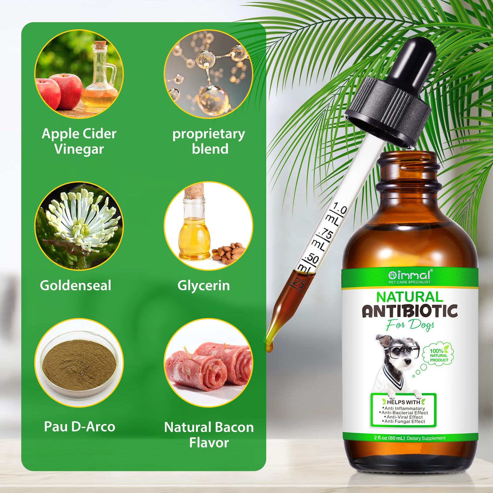 ALIVO dog antibiotic dropper-dosing for precise servings.