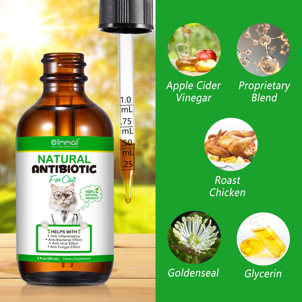 ALIVO herbal ingredients apple cider vinegar highlighted for cat wellness