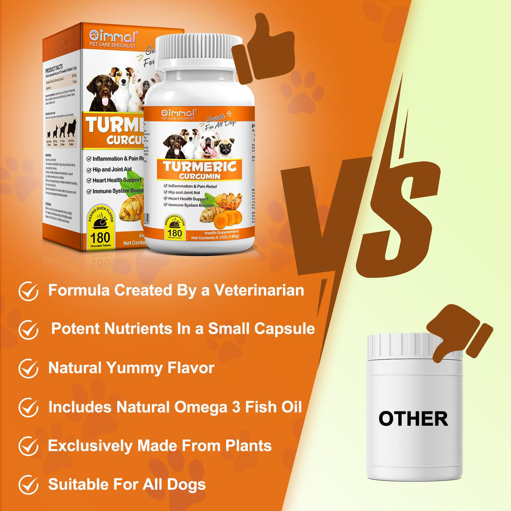 ALIVO Turmeric for Dogs all-breeds formula for small to large dogs.