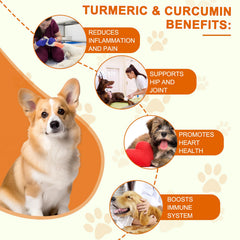 ALIVO Turmeric for Dogs immune-support tablets enhance everyday immune function.