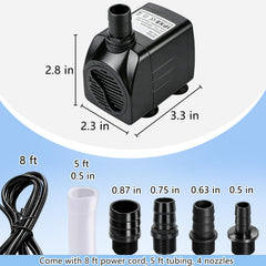 Alizzy flow regulator demonstrates adjustable flow for ponds and aquariums.