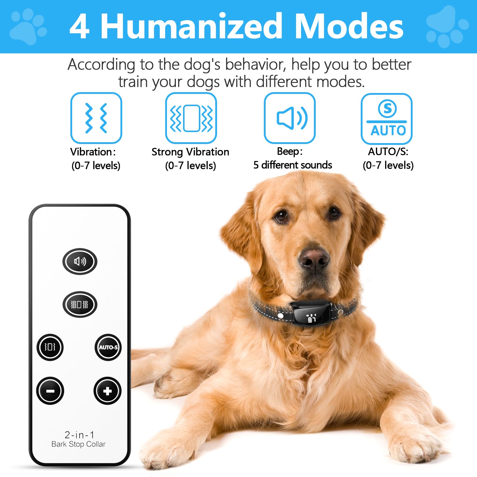 ALKD Bark Collar Remote Up To 165ft enables convenient training at a distance