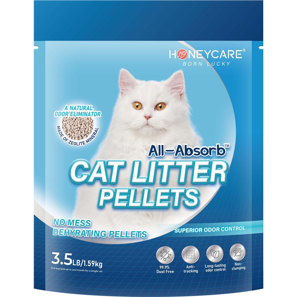 All-Absorb HoneyCare pellets deliver long-lasting odor control with ultra-dust-free formula.