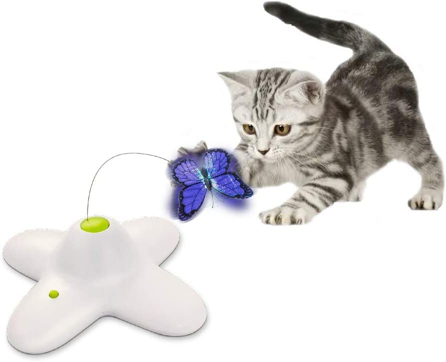 ALL FOR PAWS Butterfly Flutter Bug Toy safe non-toxic materials for peace of mind