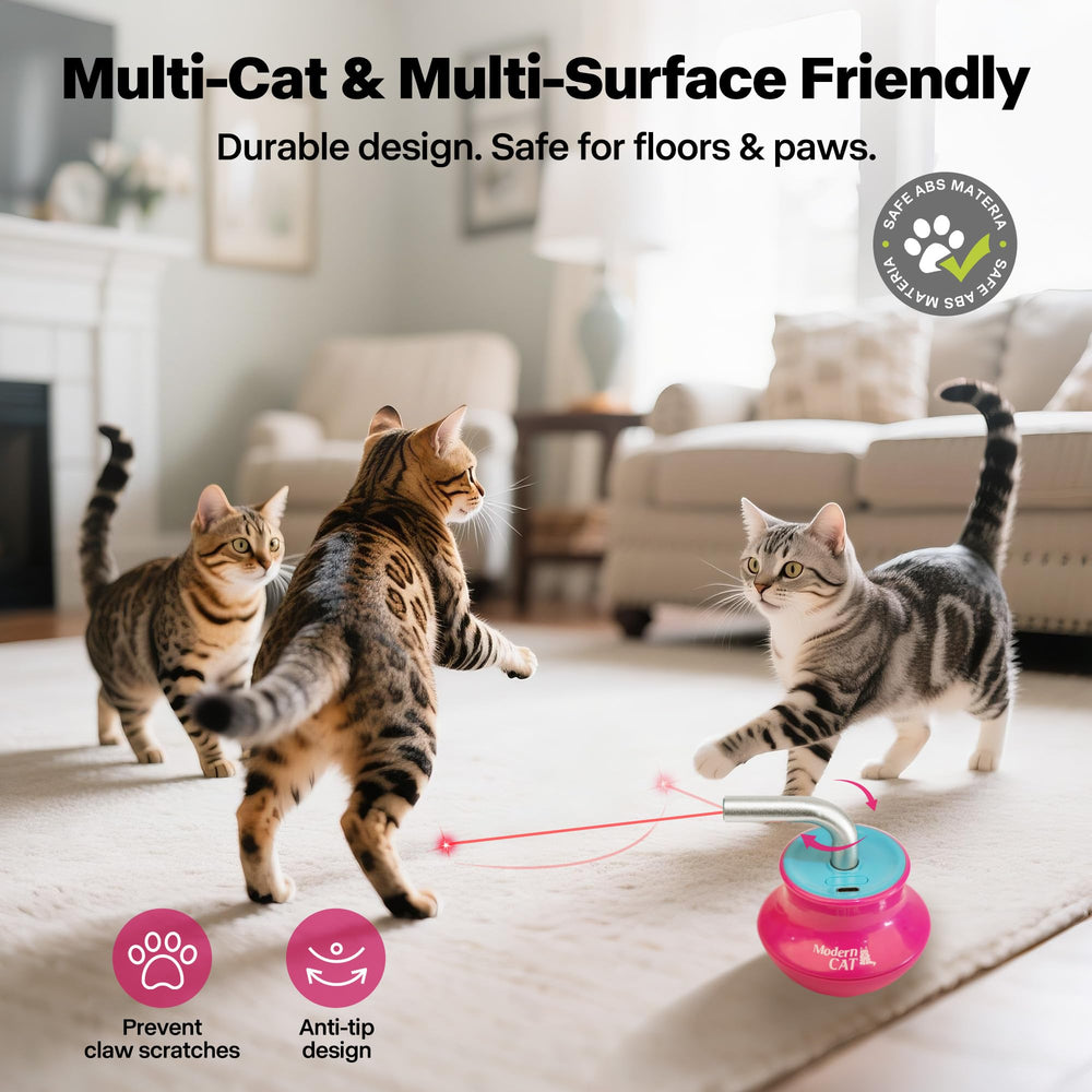 ALL FOR PAWS laser pointer includes Type-C charging cable for convenient charging