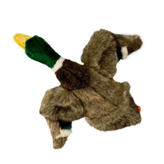 ALL FOR PAWS Duck Squeaky Dog Toy close-up of soft plush fur for cuddling and play