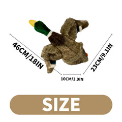 ALL FOR PAWS Duck Squeaky Dog Toy soft fur ready for gentle chews and fetch