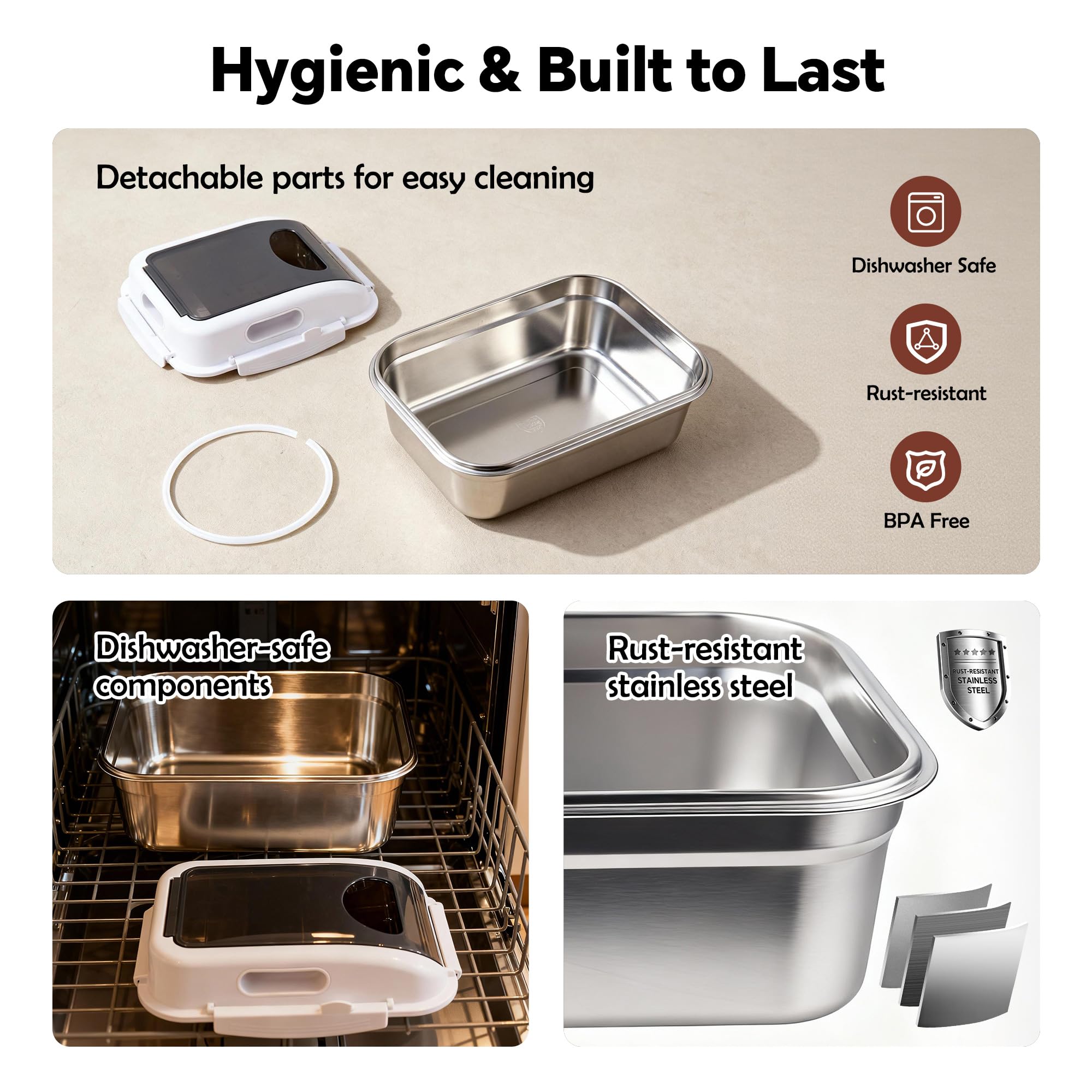 All For Paws hygienic design reduces plastic exposure and keeps meals clean.