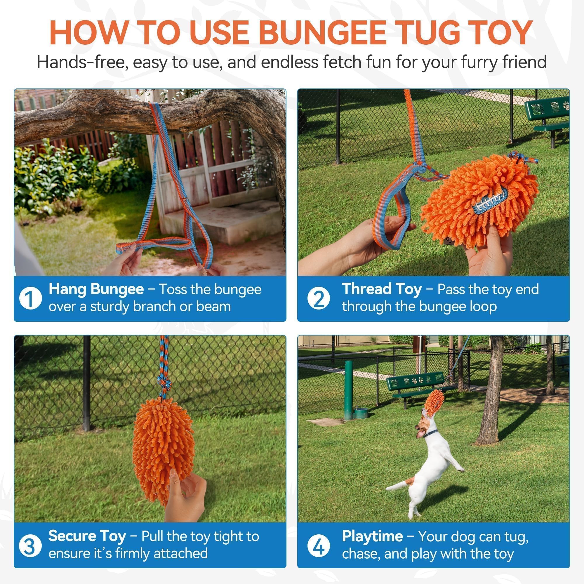 ALL FOR PAWS easy to hang and adjust height for growing puppies.