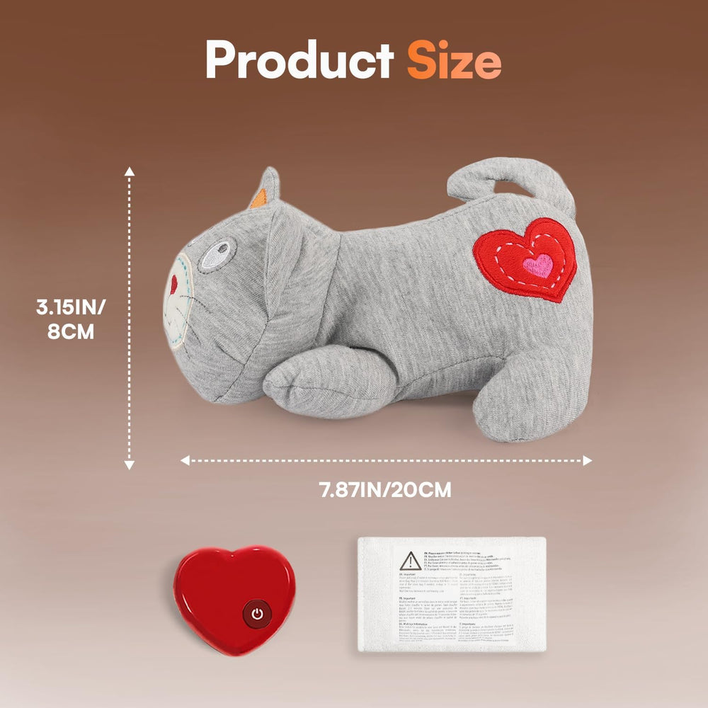 Requires 2 AAA batteries; provides comforting heartbeat during stressful moments.