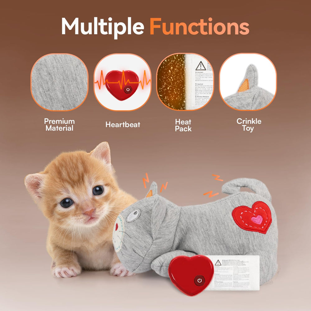 Cozy bedtime companion design encourages peaceful sleep for cats and small dogs.