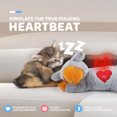 Close-up of heartbeat sound in ALL FOR PAWS toy comforting dogs