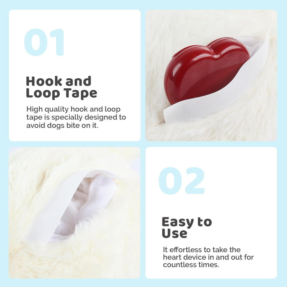ALL FOR PAWS Heartbeat Toy washable plush for repeated use