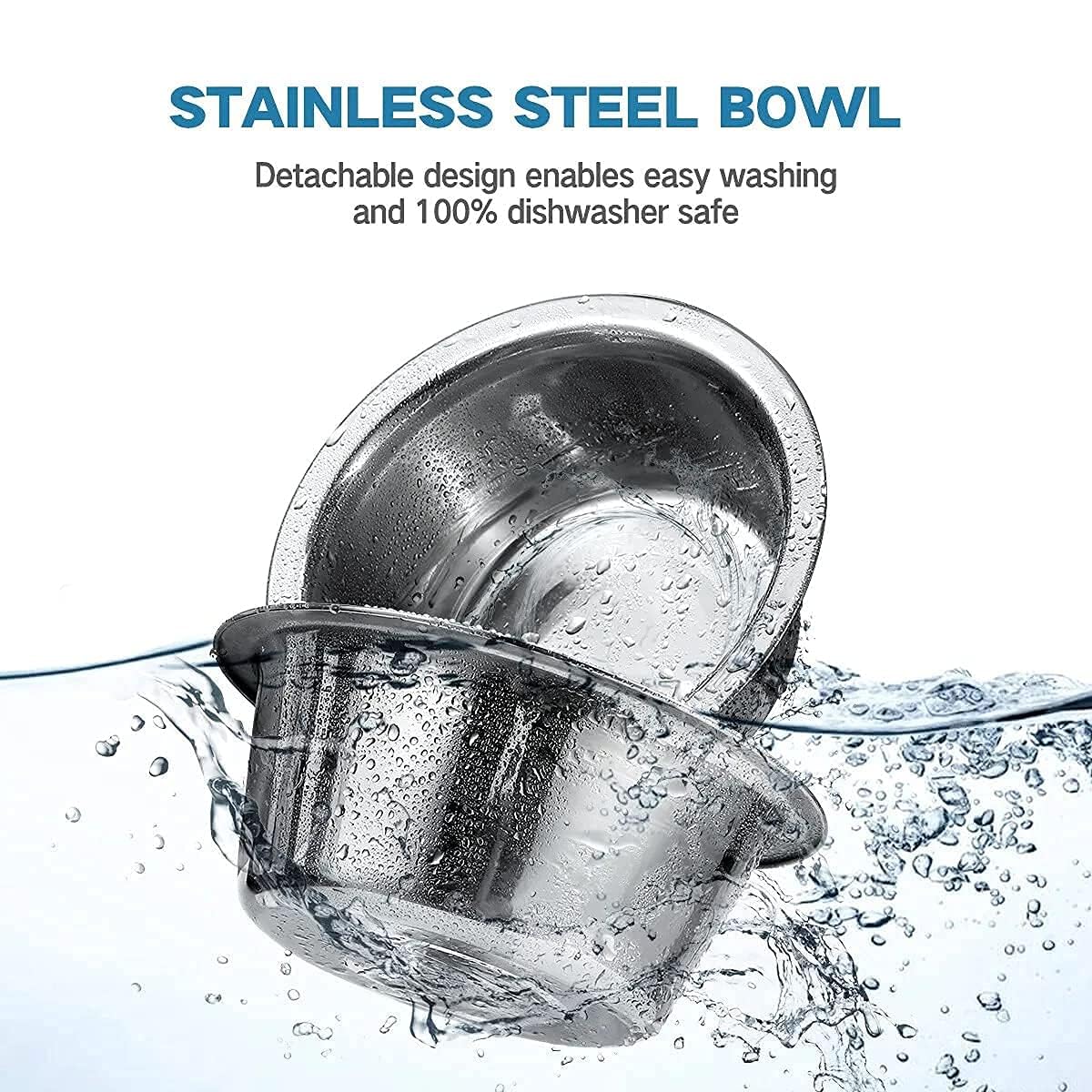 All for Paws mess-proof feeder reservoir close-up keeps spills contained.