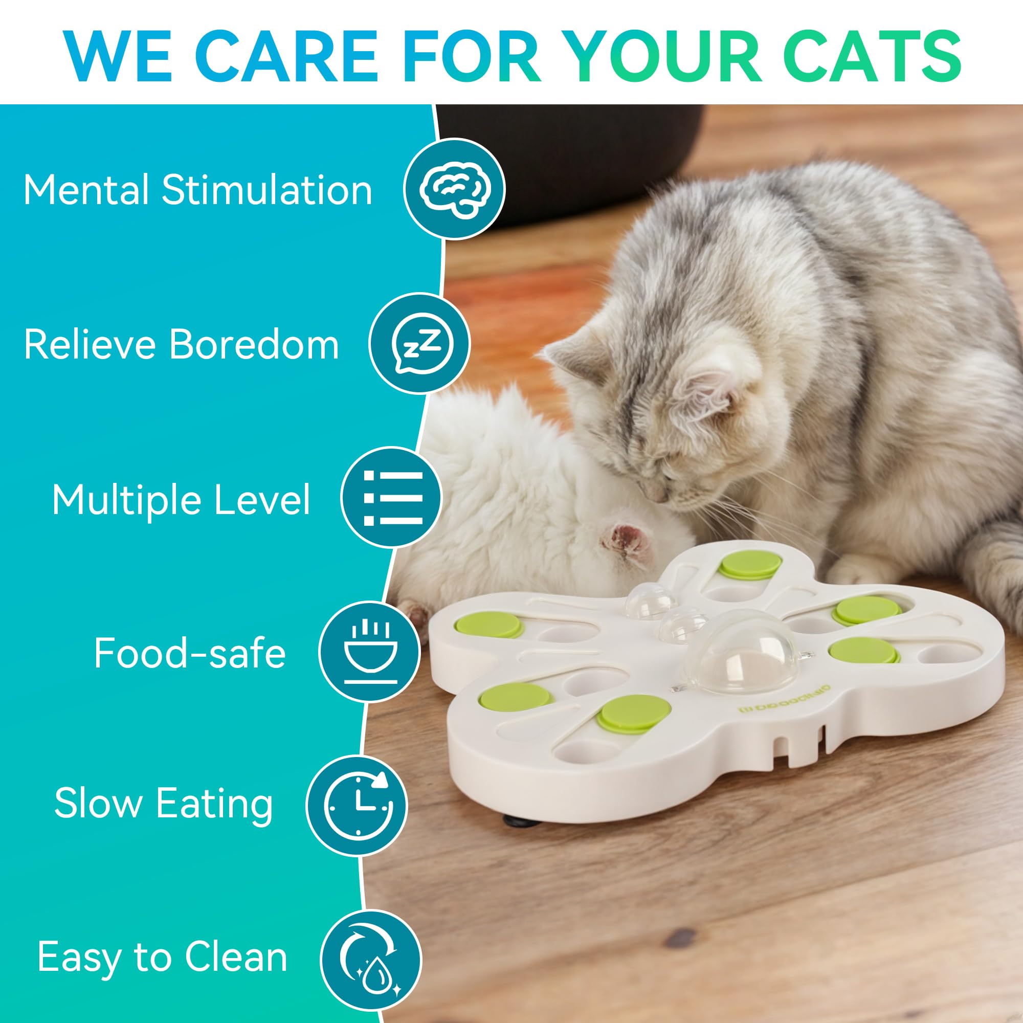 ALL FOR PAWS durable, pet-safe plastic stands up to daily paws and play.