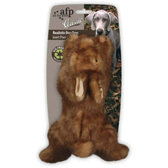 ALL FOR PAWS Rabbit Squeaky Doy Toy front view for engaging indoor fetch