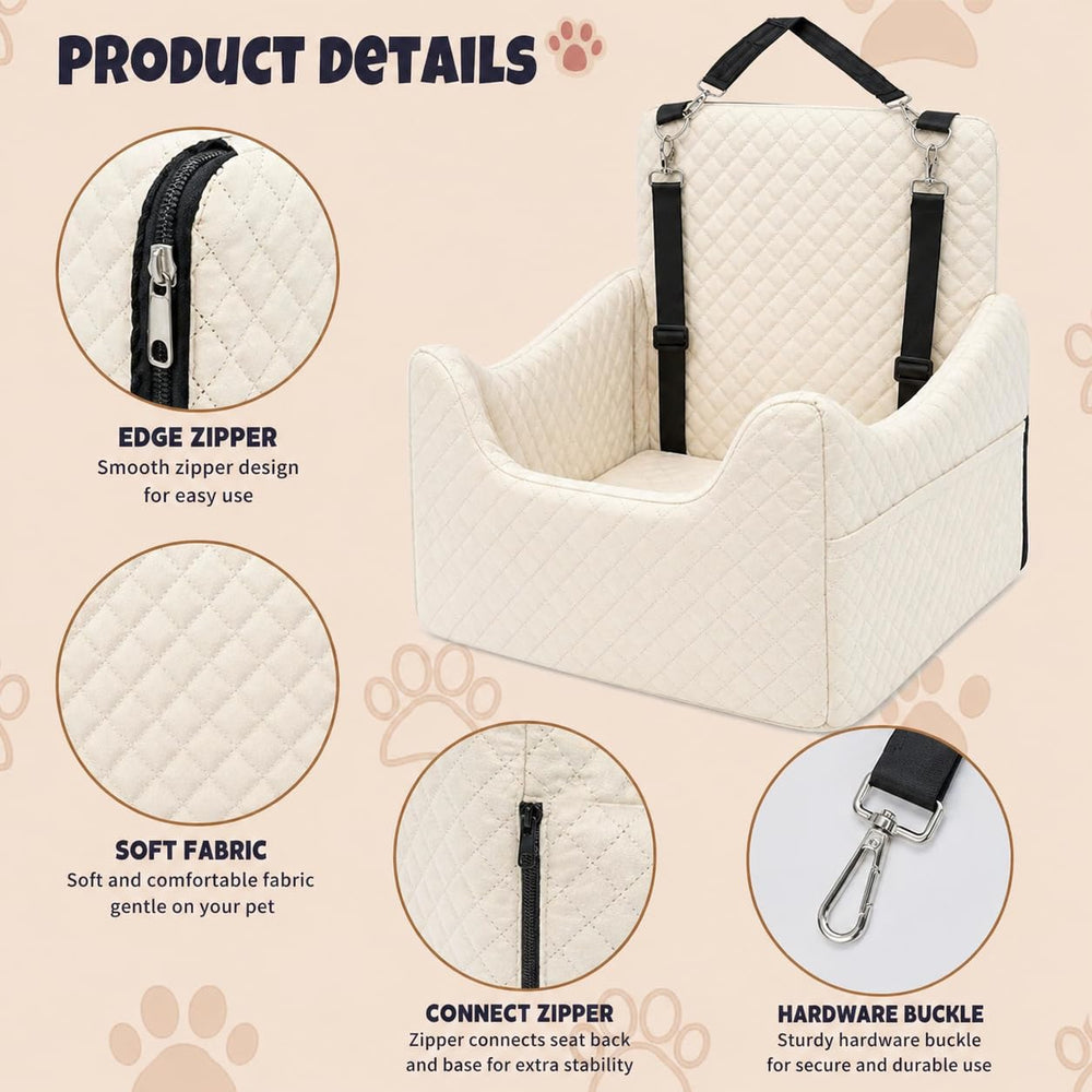 ALL GOOD PET SUPPLIES dog car seat foam base cushions bumps during travel