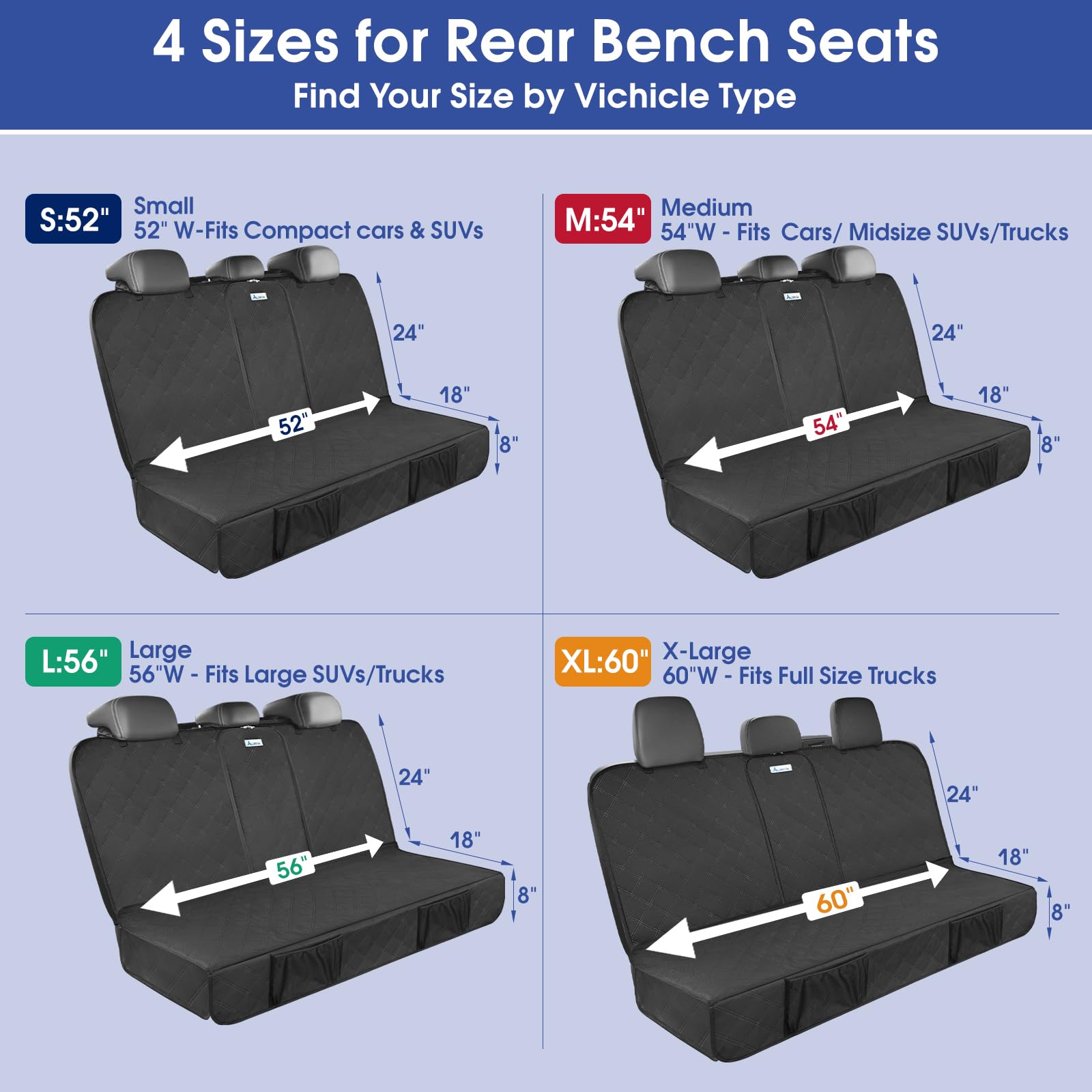 ALLANSING anti-slip base and anchors prevent sliding during trips.
