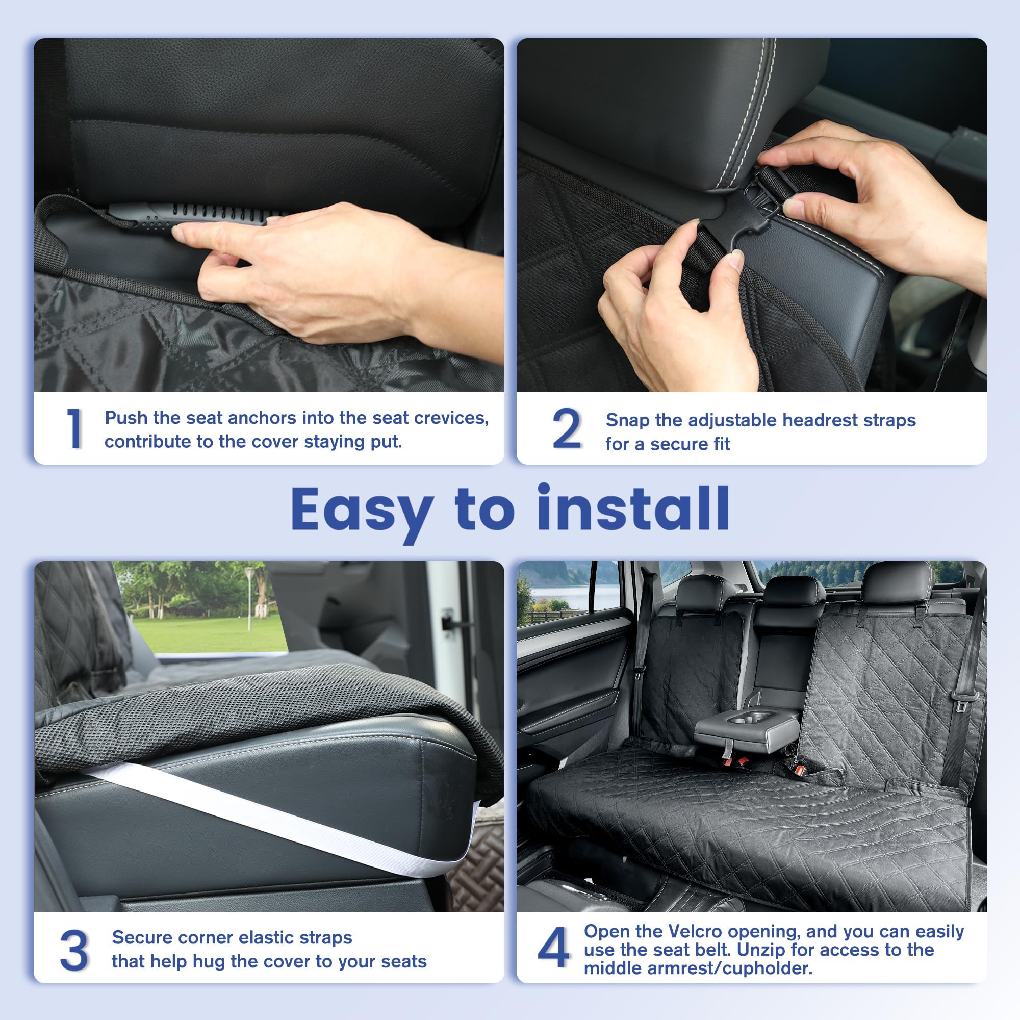Allansing easy-clean design: wipe, vacuum, rinse, or machine wash.