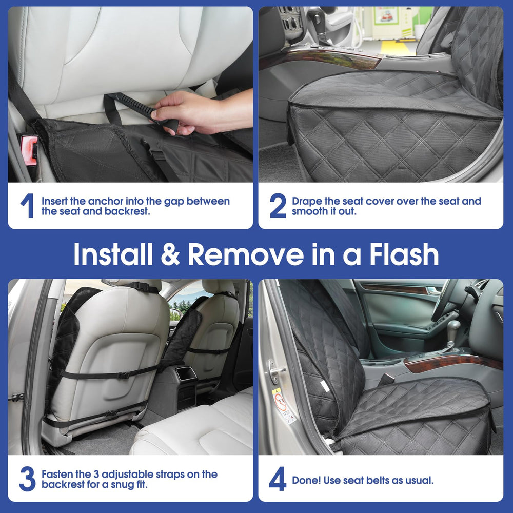 ALLANSING five-point secure fit prevents sliding on cars, SUVs, and trucks