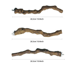 Allazone no-branch grape-stick perch with smooth surface for comfortable perching.