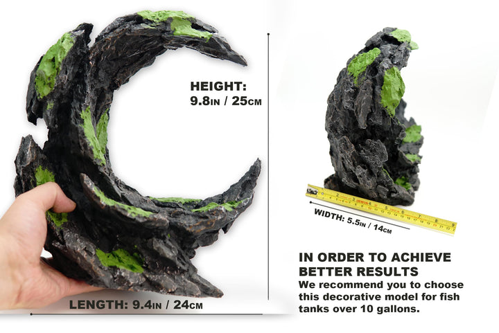 Allcolor fish-tank-rocks offer effortless, professional-looking aquascapes in minutes.
