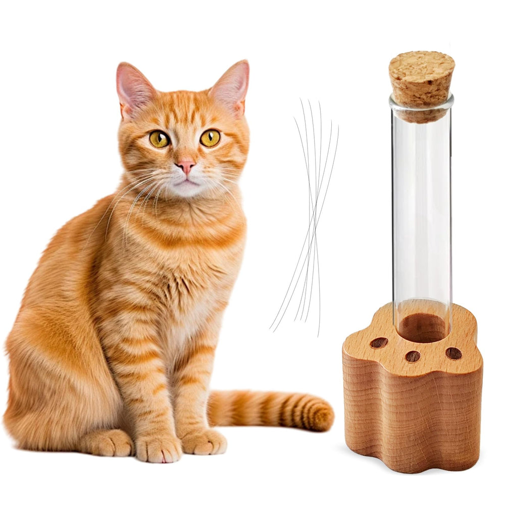 Allenkwok Cat Whisker Jar clear vase displaying whiskers with elegant clarity