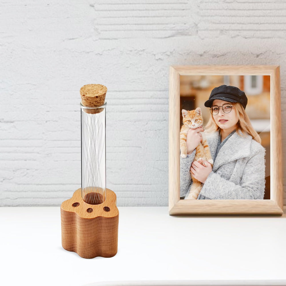 Allenkwok Cat Whisker Jar on shelf creates a personal memorial