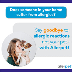 Allerpet ingredient list features green tea, chamomile and rosemary.
