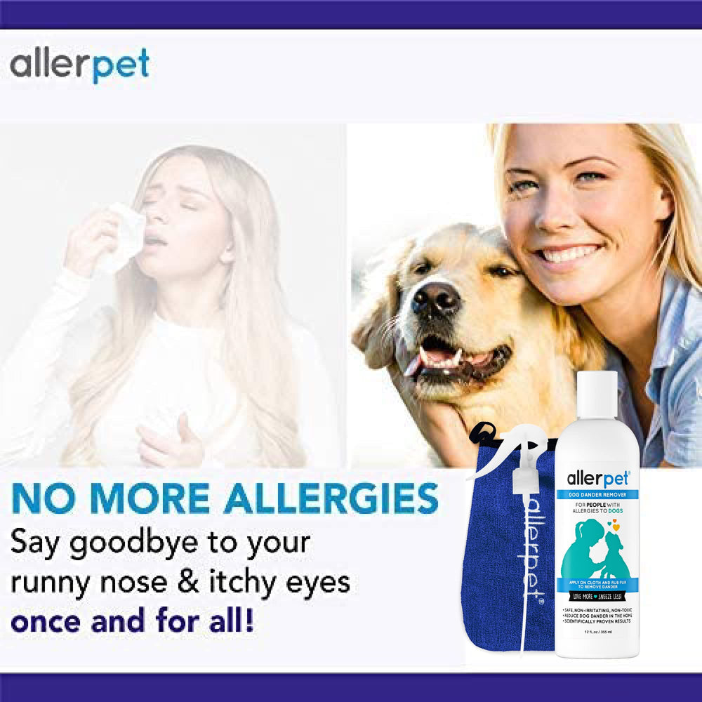 Allerpet sprayer tool enabling precise, one-handed application.