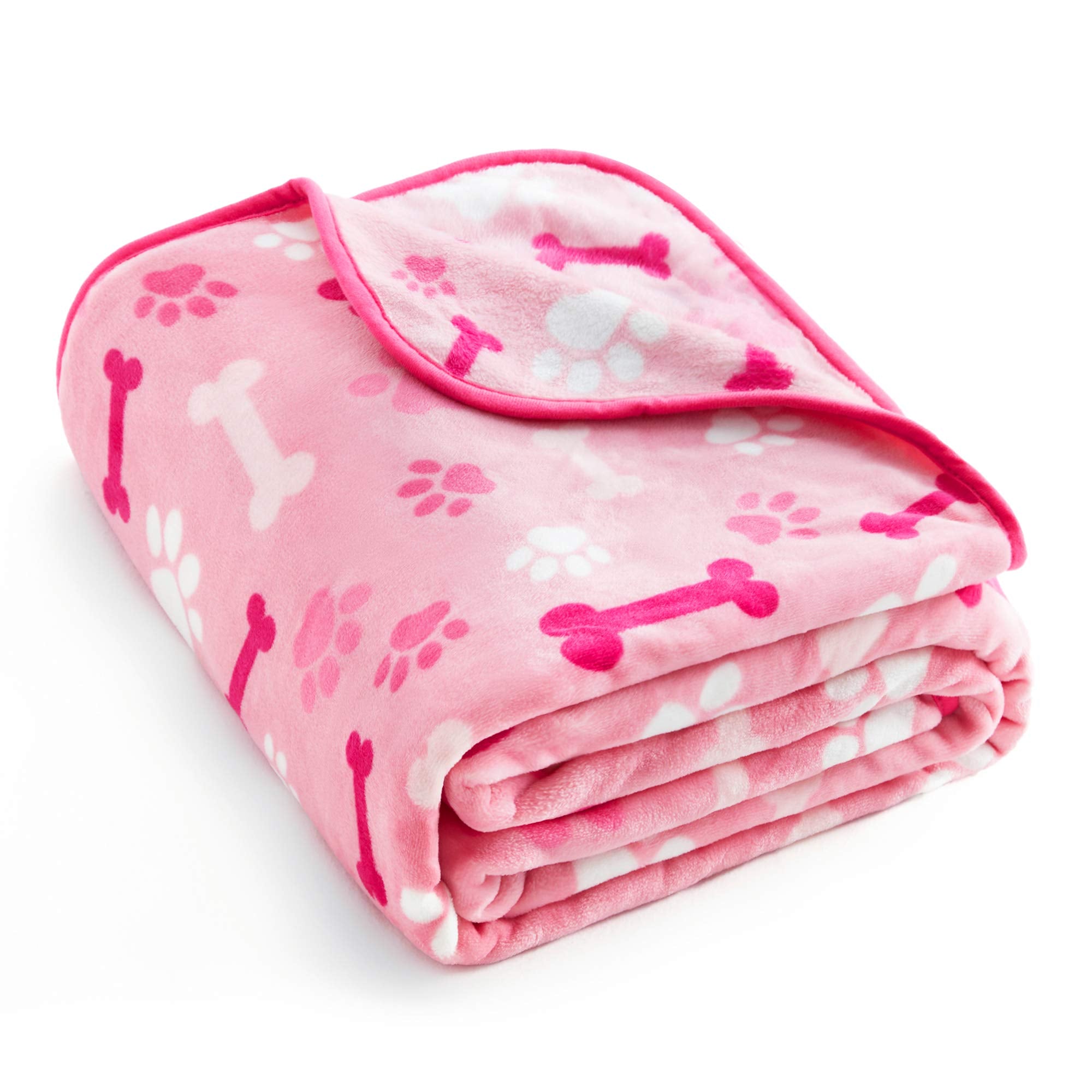 Allisandro dog blanket soft fleece closeup emphasizes luxurious texture for cozy snuggles.