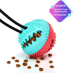 ALLRIER puzzle treat ball highlights treat dispensing feature