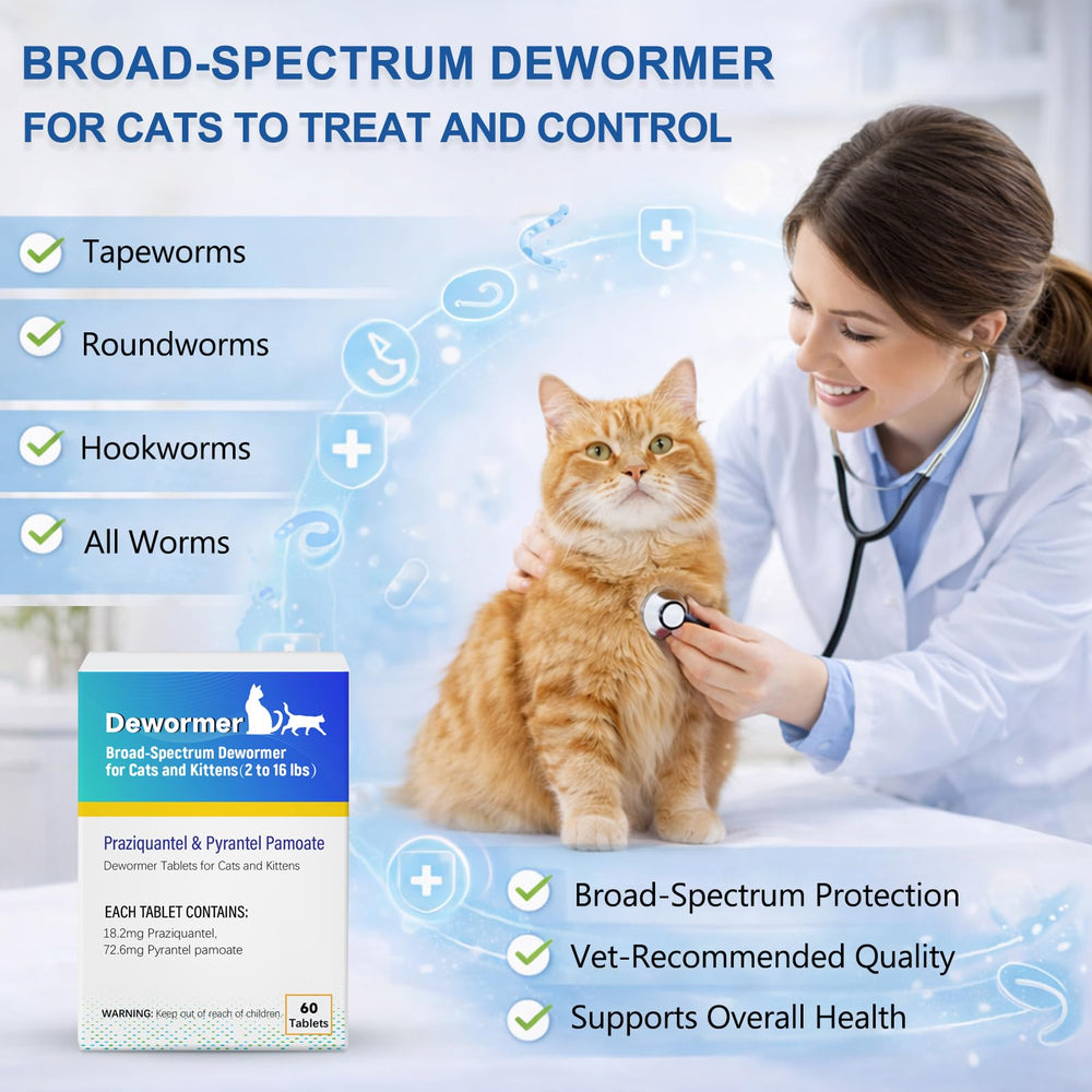 Alltripal broad-spectrum dewormer packaging back shows dosing guidance for pet owners.