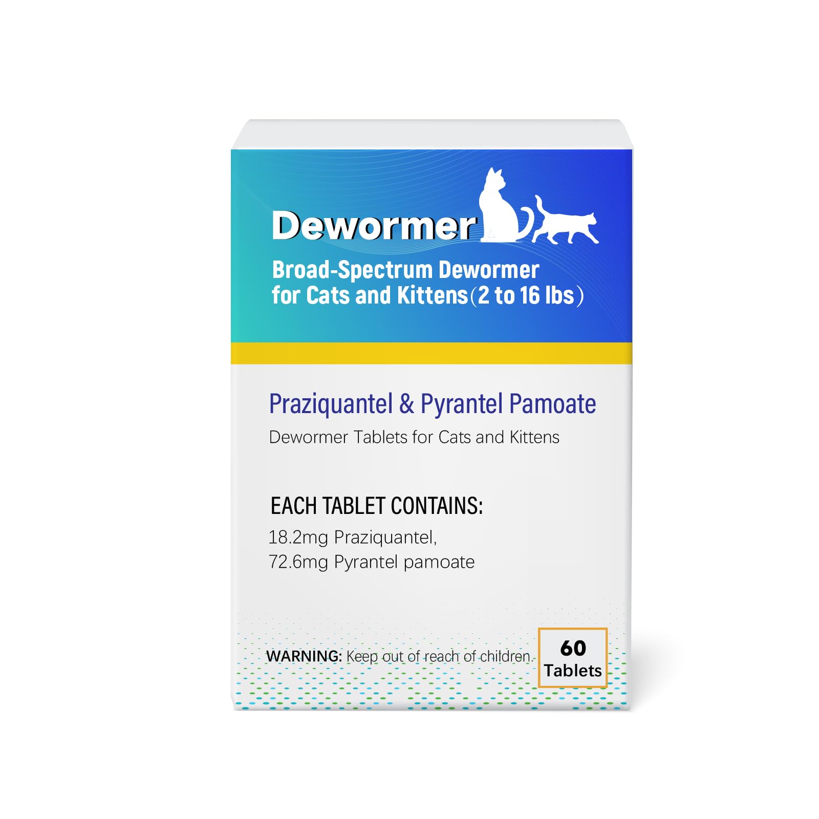 Alltripal broad-spectrum dewormer packaging front for cats, veterinarian-approved parasite control.